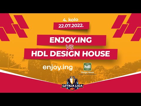22.07.2022  LETNJA LIGA GRUPA B  4.kolo 20:10  Enjoy.ing - HDL Design House