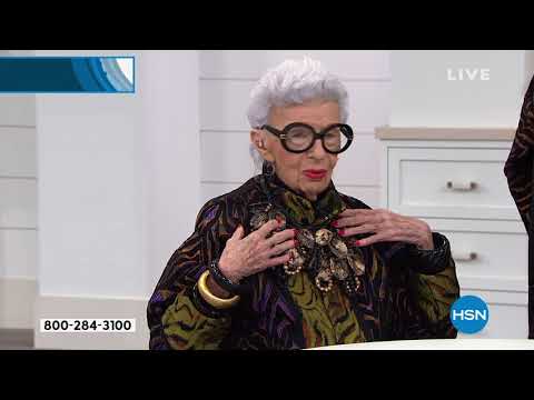 Rara Avis by Iris Apfel – Jacquardmantel mit Taschen