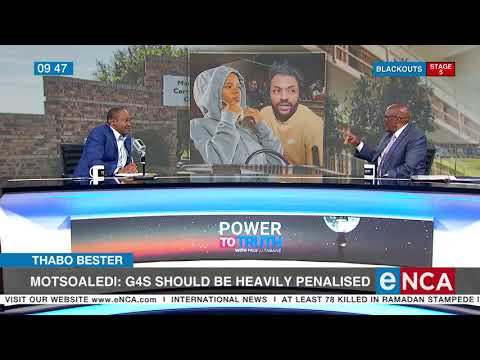 Thabo Bester Motsoaledi says G4S should be heavily penalised