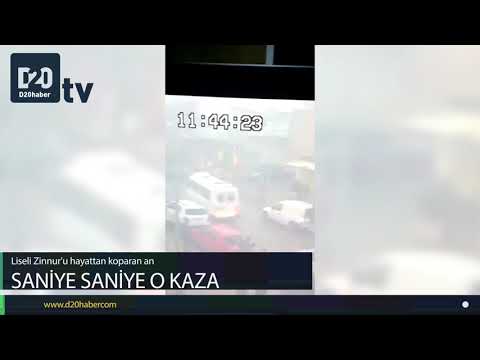 Liseli Zinnur’u hayattan koparan kaza
