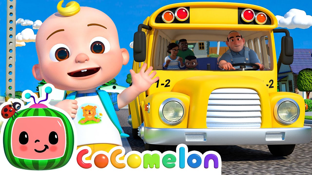 The Wheels on the Bus | BEST OF @Cocomelon - Nursery Rhymes | Sing Along With Me! | Moonbug Kids