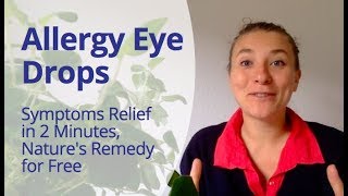 Allergy Eye Drops that Relief Hay Fever Within 2 Minutes Naturally