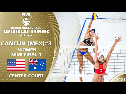 Alix/April vs. Clancy/Artacho del Solar - Women's SF | Full Match | 4* Cancun 2021 #3