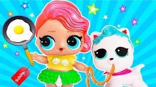 ПИКНИК! Куклы LOL НОЧУЮТ НА УЛИЦЕ! Мультик #ЛОЛ СЮРПРИЗ