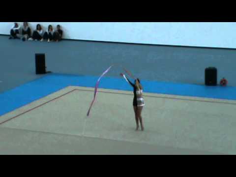 Vittoria Matarrese - Nastro - Campionato serie B ginn. ritmica 2010 Ginnastica Flaminio
