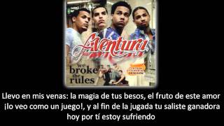 Aventura - Enséñame a Olvidar (lyric - letra)