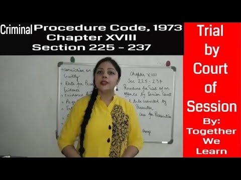 Procedure for Trial || Before Session Court || CrPC Video