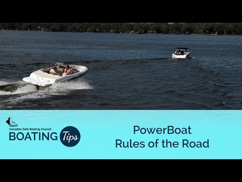 Power Boat Rules of the Road