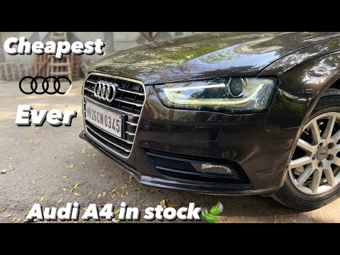 Audi A4 on deal | cheapest luxary car | 2016 | Top model | sedan| SRM