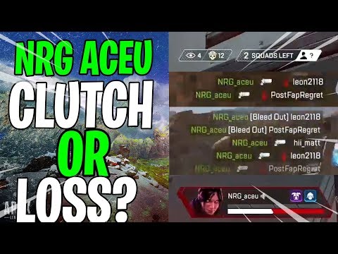 APEX GOD NRG ACEU - FINALLY MY HOME IS BACK ! - EVO SHIELD - 1vs3 EZZ WIN! - Apex Daily Moments