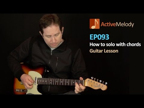 How to Play a Guitar Solo With Chords (Triads) - Guitar Solo - EP093