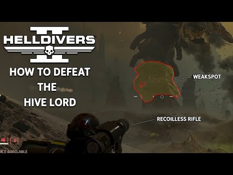 How to defeat the Hive Lord in Helldivers 2
