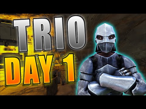 TRIO Claiming An UNTOUCHABLE Base On DAY 1 !!! - ARK