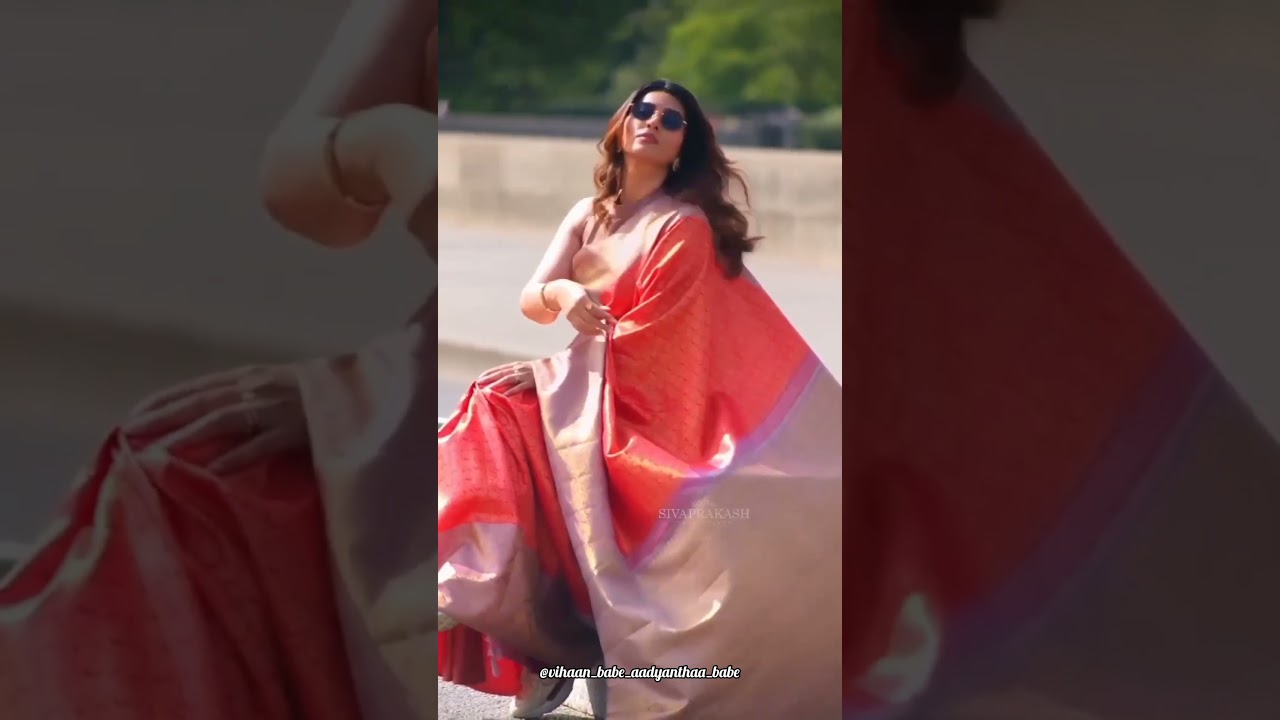 Saree,the timeless classic 👑💖  #sneha