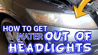 Headlight Full of Water? Here