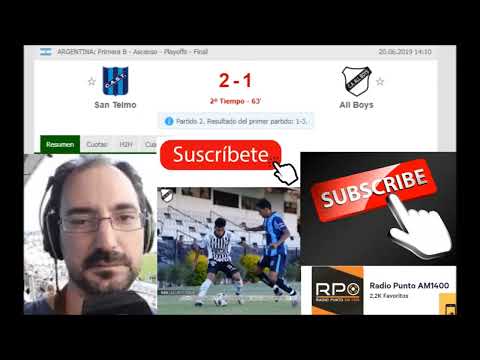 SAN TELMO 2 VS ALL BOYS 1 FINAL DE BMETRO (RELATOS EDGARDO GONZALEZ)