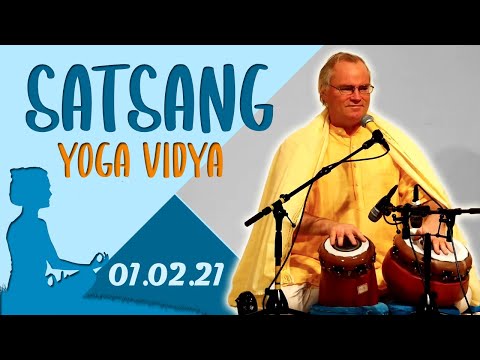 Satsang + Meditation, Mantra und Kirtan mit Sukadev - Yoga Vidya Ashram Live 07:00 - 01.02.2021