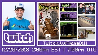 12/20/2018 Part 2 of 2 - Sneak Peek of C64 Game L’Abbaye des morts w/ Guest Jérémie Marsin