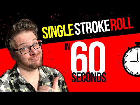 Drum Roll - How to Play a Single Stroke Roll in 1 Min. (2020)