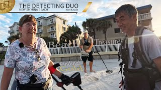 Jewelry Found! Metal Detecting New Smyrna Beach Florida | The Detecting Duo S03E33