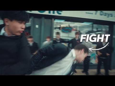 Student Fight Breaks Out After School !