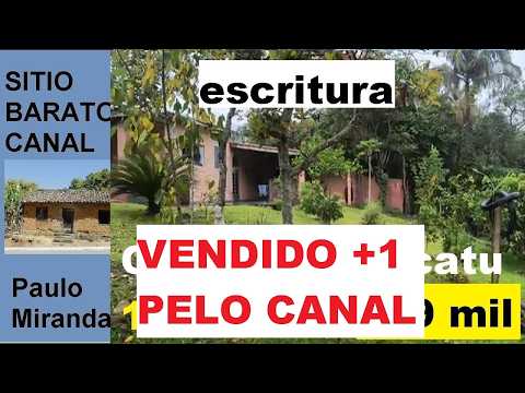 VENDEMOS CHÁCARA LINDA VENDE EM MIRACATU 130 pés de frutas