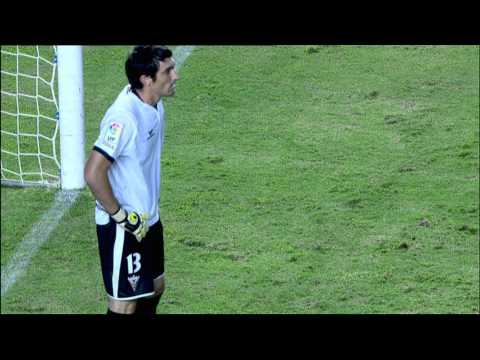 Gol de Javier Matilla (2-2) en el Real Murcia - Deportivo Mirandés Jornada 5