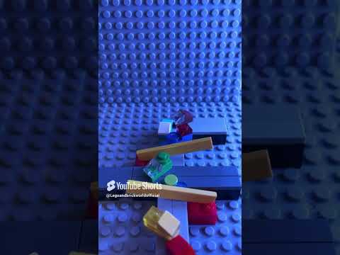 Lego Micro Unstoppable Train - Crash at the railway crossing ! #lego #legocity #legomicro #memes