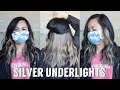 hair transformations with lauryn silver underlights technique on virgin hair ep. 25