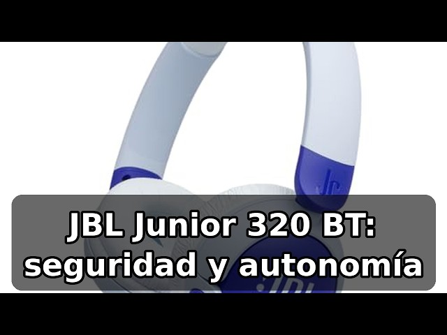 Vídeo relacionado con JBL Junior 320, Auriculares supraaurales para niños, con micrófono Integrado, Safe Sound, volúmen hasta 85 dB, Almohadillas Gruesas y Suaves, Set de Pegatinas, diseño Plegable, Violeta