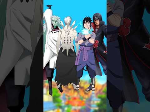 Madara and Obito vs Itachi and Sasuke | #naruto #madara #obito #itachi #sasuke #youtubeshorts