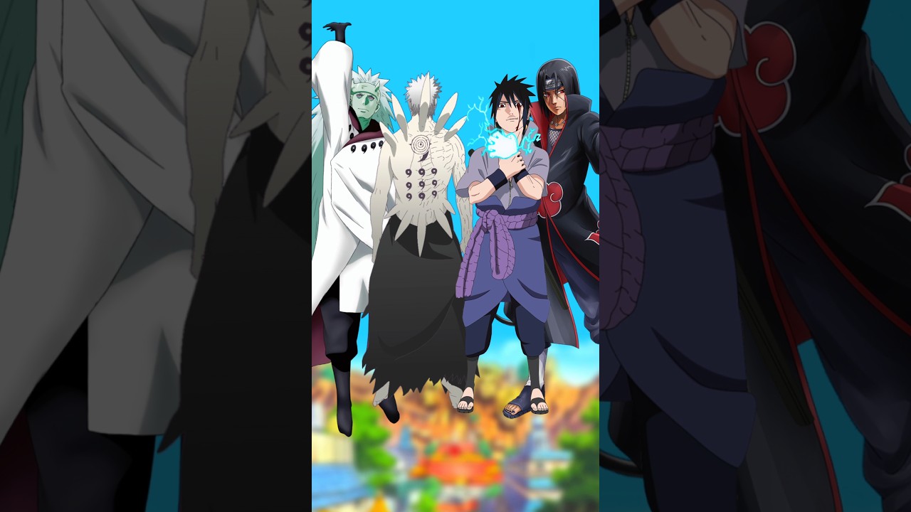 Madara and Obito vs Itachi and Sasuke | #naruto #madara #obito #itachi #sasuke #youtubeshorts