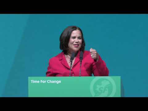 Mary Lou McDonalds inspiring and powerful Sinn Féin Presidential Ard Fheis 2022 address.