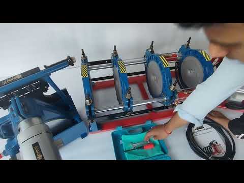 Electric or genset 1 ph hdpe butt welding machine 63mm to 25...
