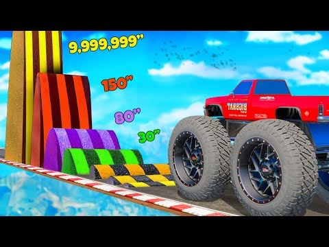 Testing Cars vs HUGE Speed Bumps in GTA 5!