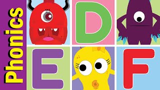 D E F Phonics Alphabet Chant for Children | English Pronunciation for Children | Fun Kids English