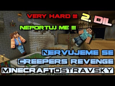Nervujeme se: Kuba a Kostka_CZ - Creepers revenge - Neportuj mě - poslední díl!!![PiP][FULLHD]
