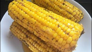 Garlic Butter Sweet Corn | How To Cook Sweet Corn At Home | Corn Recipe | Boil Corn | Cooking Cook