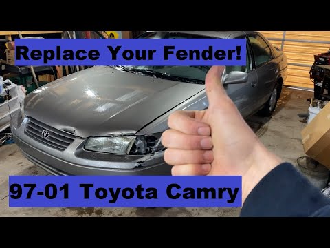How to Change Fender Toyota Camry 96 97 98 99 00 01 1996 1997 1998 1999 2000 2001 DIY replacement