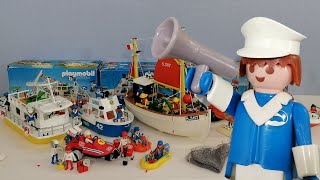 PLAYMOBIL Boote 1978-1986 mit Fischkutter Susanne 3551 von 1983
