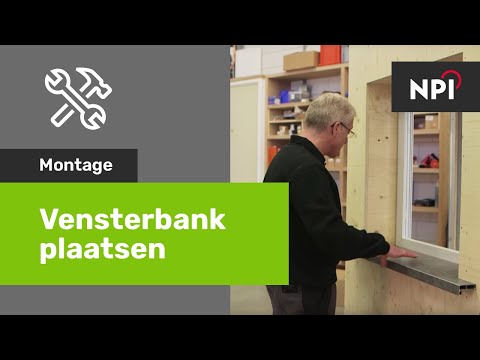 Vensterbank plaatsen | Hoe plaats je een Lignodur vensterbank? | NPI Bouwproducten