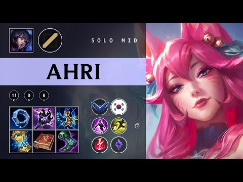 Ahri Mid vs Yone - KR Diamond Patch 25.24