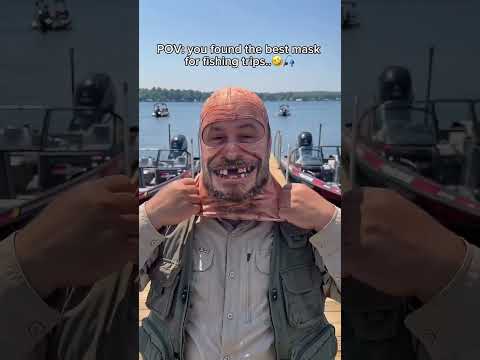 LINK IN OUR PROFILE!🤣🚨🎣 #funny #viral #fishing #fishinglovers #mask
