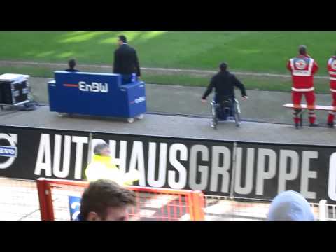 Freistoßtor Nazarov zum 3:0 (KSC-Paderborn 09.03.2014)