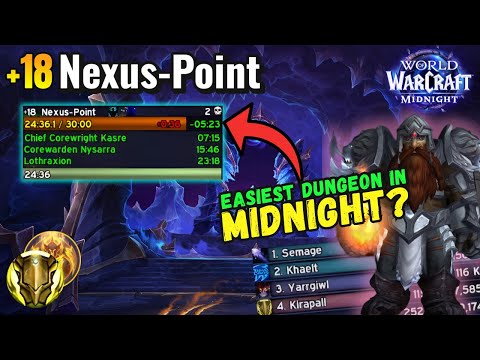 +18 Nexus-Point, Midnight Beta Mythic+! | Protection Paladin PoV!