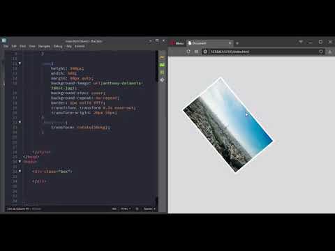 Advanced CSS Transition and animations with the transform-origin property