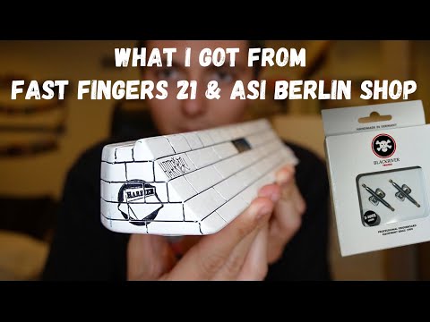 What I got from Fast Fingers 21 & ASI Berlin Shop!