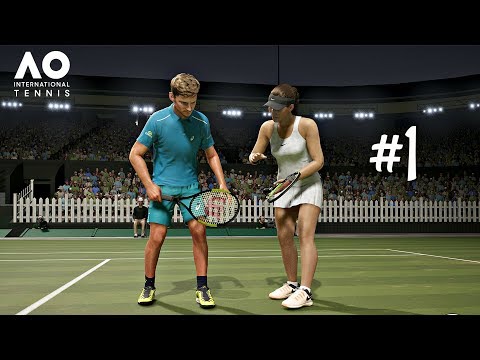 Gameplay de AO International Tennis