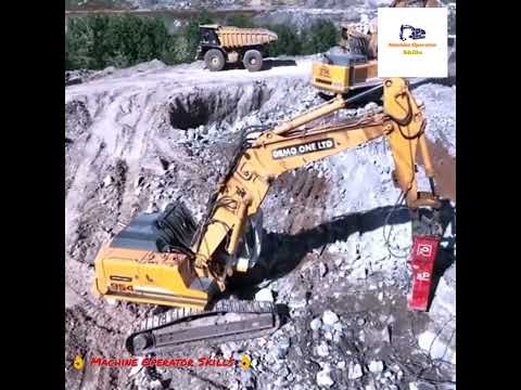Liebherr 954 And 974 Excavator With Hydraulic Breaker Attachment 😻😻😻