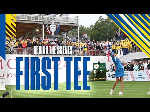 Opening Tee Shots BTS | Solheim Cup 2024
